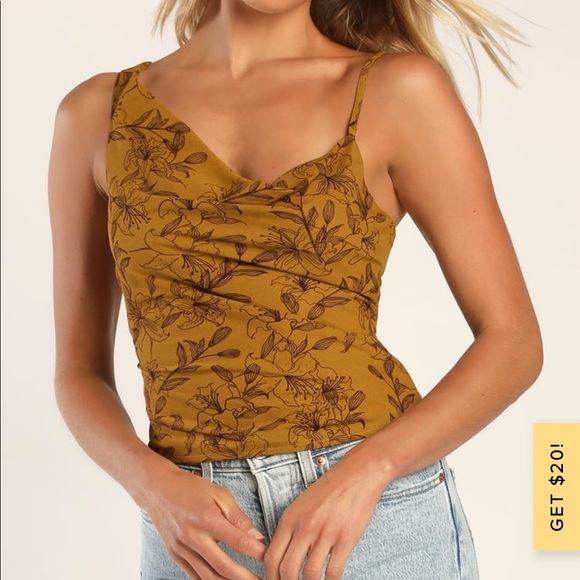 Lulus cowl neck top - Picture 3 of 6